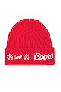 view 2 of 3 Coors Heritage Cashmere Beanie in Red