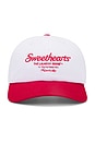 view 2 of 3 Sweethearts Official TM Papa Cap in White & Red