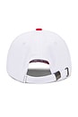 view 3 of 3 Sweethearts Official TM Papa Cap in White & Red