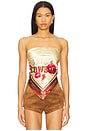 view 1 of 5 X Revolve Kiss Me Cowboy Bandana in Brown