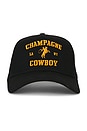 view 1 of 3 SOMBRERO CHAMPAGNE COWBOY TRUCKER  in Black