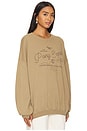 view 2 of 4 Pony Express Sweatshirt in Camel Gold