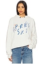 view 1 of 5 Apres Ski Savoie France Hoodie in Pebble Heather