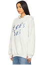 view 3 of 5 Apres Ski Savoie France Hoodie in Pebble Heather
