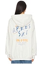 view 4 of 5 Apres Ski Savoie France Hoodie in Pebble Heather
