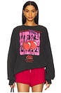 view 1 of 4 Very Cherry Coke Jumper Sweatshirt in Black Snow