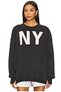 view 1 of 4 Big in Ny Sweatshirt in Black Snow