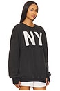 view 2 of 4 Big in Ny Sweatshirt in Black Snow