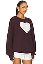 view 2 of 5 Rhinestone Heart Jump Jumper in Chocolate