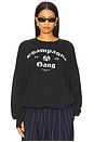 view 1 of 4 La Champagne Gang Ny Sweatshirt in Black Snow