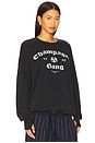 view 2 of 4 La Champagne Gang Ny Sweatshirt in Black Snow