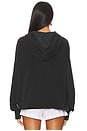 view 3 of 4 Au Revoir Hideout Hoodie in Black Snow