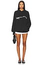 view 4 of 4 Au Revoir Hideout Hoodie in Black Snow