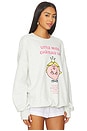 view 2 of 4 Little Miss Chateau Life Sweatshirt in Pebble Heather