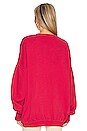view 3 of 4 Palm Springs Christmas Jumper in Vintage Red