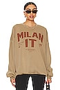 view 1 of 4 Welcome To Milan Sweatshirt in Camel Gold