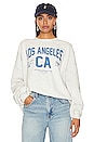 view 1 of 5 Welcome To Los Angeles Jumper in Pebble Heather