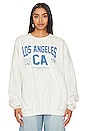 view 2 of 5 Welcome To Los Angeles Jumper in Pebble Heather