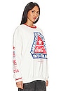 view 2 of 4 American Downhill Ski Team Jumper in White, Red, & Blue
