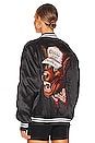 view 5 of 6 Beer Wolf Bomber Jacket in Black