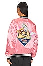 view 5 of 6 Beer Wolf Time Stadium Jacket in Blush Pink