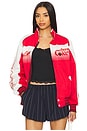 view 1 of 5 Very Cherry Coke Racing Jacket in Red & White