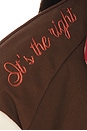 view 6 of 6 Team Ahroooo Racing Jacket in Bone & Brown
