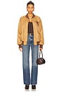 view 5 of 5 Coors Banquet Rodeo Racing Jacket in Camel Gold
