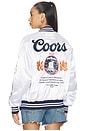 view 1 of 9 Coors Original 40oz Stadium Jacket Smu in White