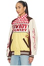 view 4 of 7 CHAQUETA DE CARRERAS COWBOY COUNTRY GROWN WILD BERRIES in Red Gingham