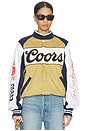 view 1 of 7 Coors Original 40oz Smu Racing Jacket in Camel Gold