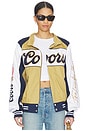 view 2 of 7 Coors Original 40oz Smu Racing Jacket in Camel Gold