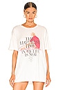 view 1 of 4 Happiest Time Marilyn Monroe Tee in White