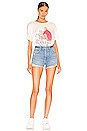 view 4 of 4 Happiest Time Marilyn Monroe Tee in White