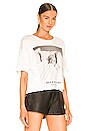 view 2 of 4 Bed & Boujee Oversized Crop Tee in White