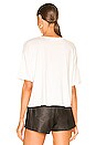 view 3 of 4 Bed & Boujee Oversized Crop Tee in White