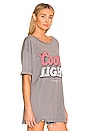 view 3 of 5 Coors Light Thrift Tee in Gravity Grey