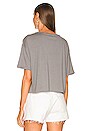 view 3 of 4 Marilyn Monroe Rodeo Crop Tee in Gravity Grey