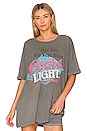 view 1 of 4 Coors Light Hey Beer Man Oversized Tee in Gravity Grey