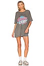 view 4 of 4 Coors Light Hey Beer Man Oversized Tee in Gravity Grey