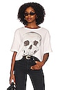 view 1 of 5 Tales Crop Oversized Tee in White