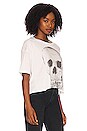 view 3 of 5 Tales Crop Oversized Tee in White