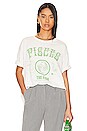 view 1 of 5 Vintage Pisces Oversize Tee in White