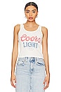 view 1 of 4 Coors Light 1980 Rib Tank in White