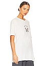 view 2 of 4 Be Kind Stamp Oversized Tee in White