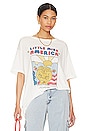 view 1 of 4 Little Miss America Oversized Tee in White