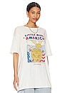 view 2 of 4 Little Miss America Oversized Tee in White