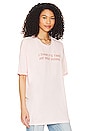 view 2 of 4 Wine Down Oversized Tee in Blush Pink