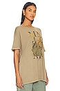 view 2 of 4 Mezcal Desert Oversized Tee in Camel Gold