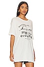 view 2 of 4 Tequila Country Oversized Tee in White